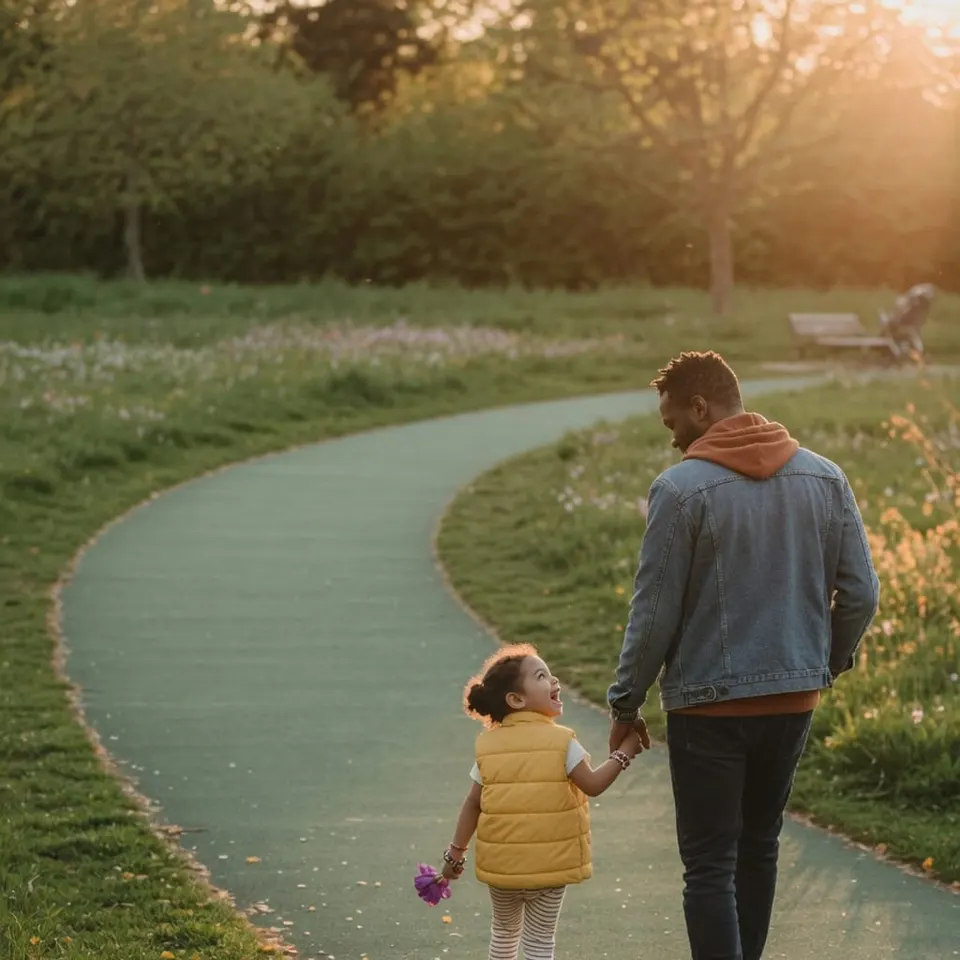 A dad and child enjoying the park — Liftoff ABA in Summit