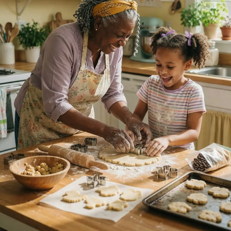 A grandparent and child spending time together — Liftoff ABA in Bloomfield