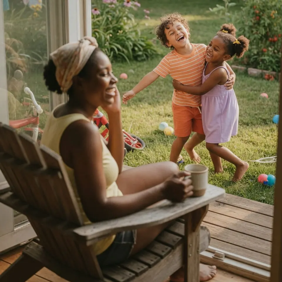 Children playing happily outside — Liftoff ABA in Passaic